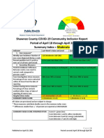 SNCO COVID-19 Community Indicator Report 04-29-2021