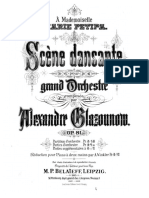 Glazunov - Scene Dansante Op.81 Piano Reduction