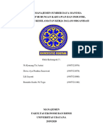 PERAN HUBUNGAN KARYAWAN DAN INDUSTRI, K3 DALAM ORGANISASI-digabungkan