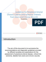 Summary Diagnostic Guidelines PAD CLI Diabetic Foot Perimed