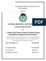 Energy Law Literature Review