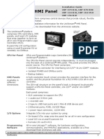 Unistream Hmi Panel: Installation Guide Usp-070-B10, Usp-070-B08 Usp-104-B10, Usp-104-M10 Usp-156-B10