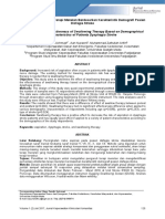 Difference in The Effectiveness of Swallowing Therapy Based On Demographical Characteristics of Patients Dysphagia Stroke