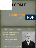 Welcome: Garima Punfer 10 F