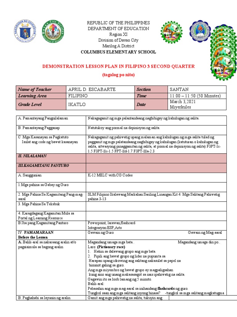 COT - DLP - Fil. 3APRILD - ESCABARTE | PDF