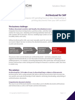 MaxECM Solution Sheet - ArchiveLoad For SAP FI