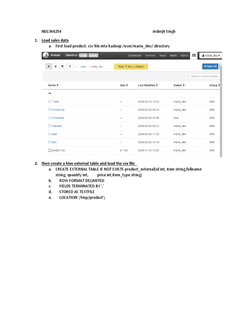 Big Data Assignment Nov 18 H Base | PDF