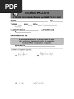 Ficha de trabalho nº 2