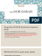 Wani Donor Darah Saat Pandemic