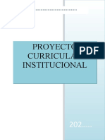 Proyecto Curricular Institucional Primaria