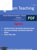 Eam Teaching: Social Network Analysis - Dynamic Network Analysis