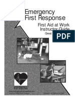 Emergency First Response: First Aid at Work Instructor Guide