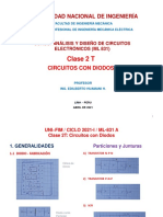 UNI - FIM - 2021-1 (ML-831) - Clase 2T (Diodos, Aplic Básicas)