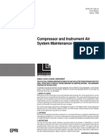 EPRI Compressor and Instrument Air Maint Guide