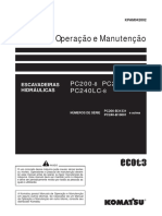 MANUAL DE OPERAÇÃO E MANUTENÇÃO - PC200
