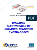 Unidades Electrónicas de Comando, Sensores e Actuadores