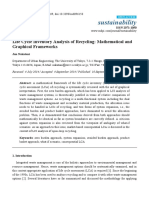 Sustainability: Life Cycle Inventory Analysis of Recycling: Mathematical and Graphical Frameworks