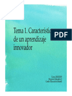 Tema 1. Aprendizaje Innovador