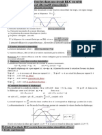 Circuit RLC Serie en Regime Sinusoidal Force Cours 2 1