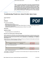 Troubleshooting Wonderware Alarm Provider Query Issues: Keys For An Alarm Query To Be Successful