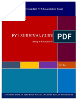 Fy1 Survival Guide: Blackpool Teaching Hospitals NHS Foundation Trust