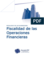 Fiscalidad de Las Operaciones Financieras