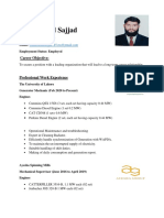 Muhammad Sajjad CV Dubai Format