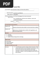 Hbcus Lesson Plan