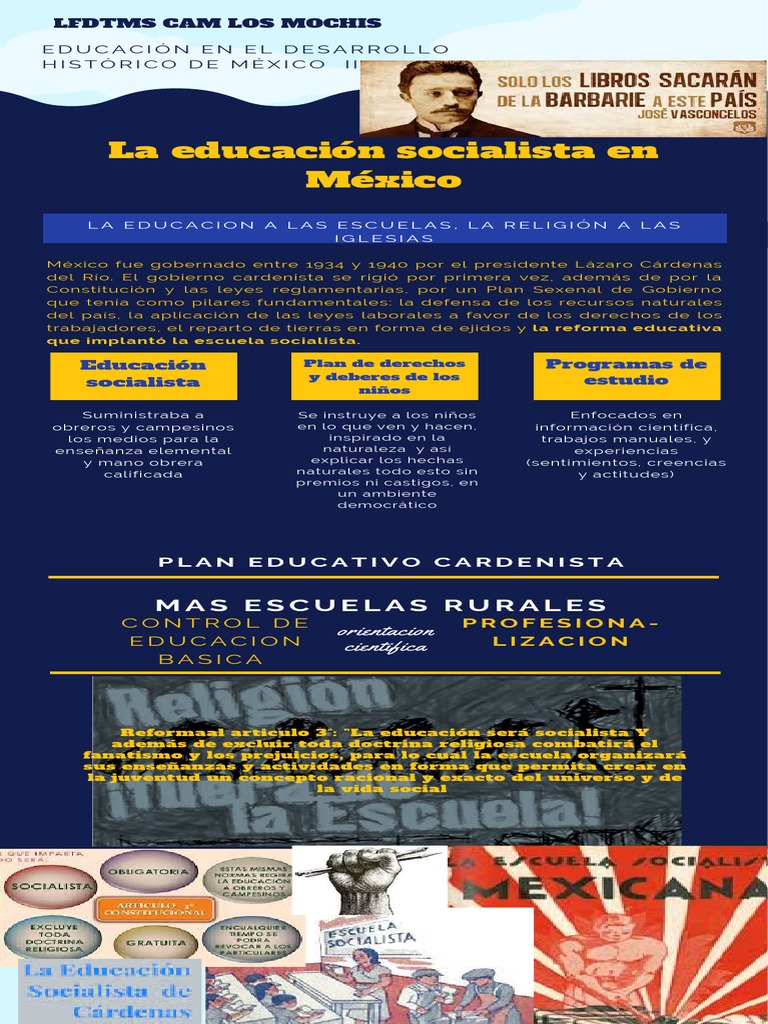 Educación Socialista en el Cardenismo | PDF | Ciencias sociales
