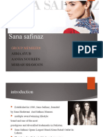 Strategic Analysis of Sana Safinaz