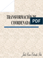 3) Transformación de Coordenadas