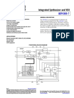 Integrated Synthesizer and VCO: Data Sheet