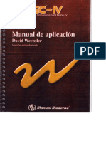 Manual Test (WISC-IV) (Manual Moderno) (Form. Alt.)