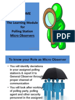 PPT on Micro Observer