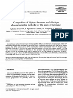 Comparision of High-Performance and Thin-Layer Chromatographic Methods For The Assay of Lidocaine 1