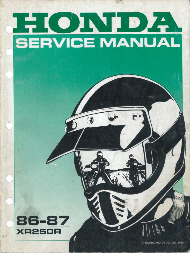 HONDA XR250 サービスマニュアル Amazon.co.jp: 中古 ホンダ 正規 バイク 整備書 XR250 モタード