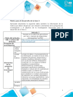 Anexo 2 - Matriz para el desarrollo de la fase 3