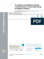 Numerical Analysis On Building Envelope Moisture Condensation: A Case Study Using The Glaser Diagram Method