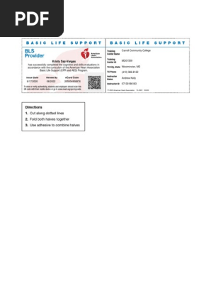 wallet size cpr card for eportfolio 