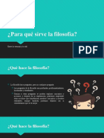 Para qué sirve la filosofía