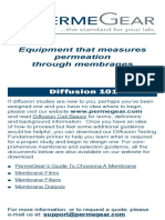 Brochure, PermeGear Equipment That Measures Permeation Through Membranes