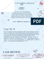 Outline of Nursing Care Plan for Mr. B with Decreased Cardiac Output