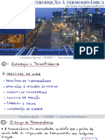 Termodinâmica Aplicada - TEQ 00094 - Universidade Federal Fluminense