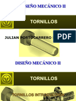 Diseño de Elem. Máquinas - Tornillos