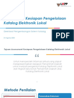 Assessment Kesiapan Pengelolaan Katalog Lokal