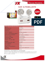 Lámpara ultrabillante SMD LED 7W autonomía 8h IP42