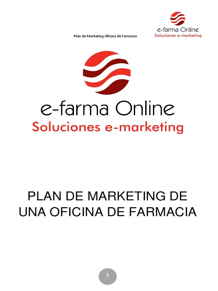 Plan de Marketing para Farmacias | PDF | Marketing | Análisis FODA