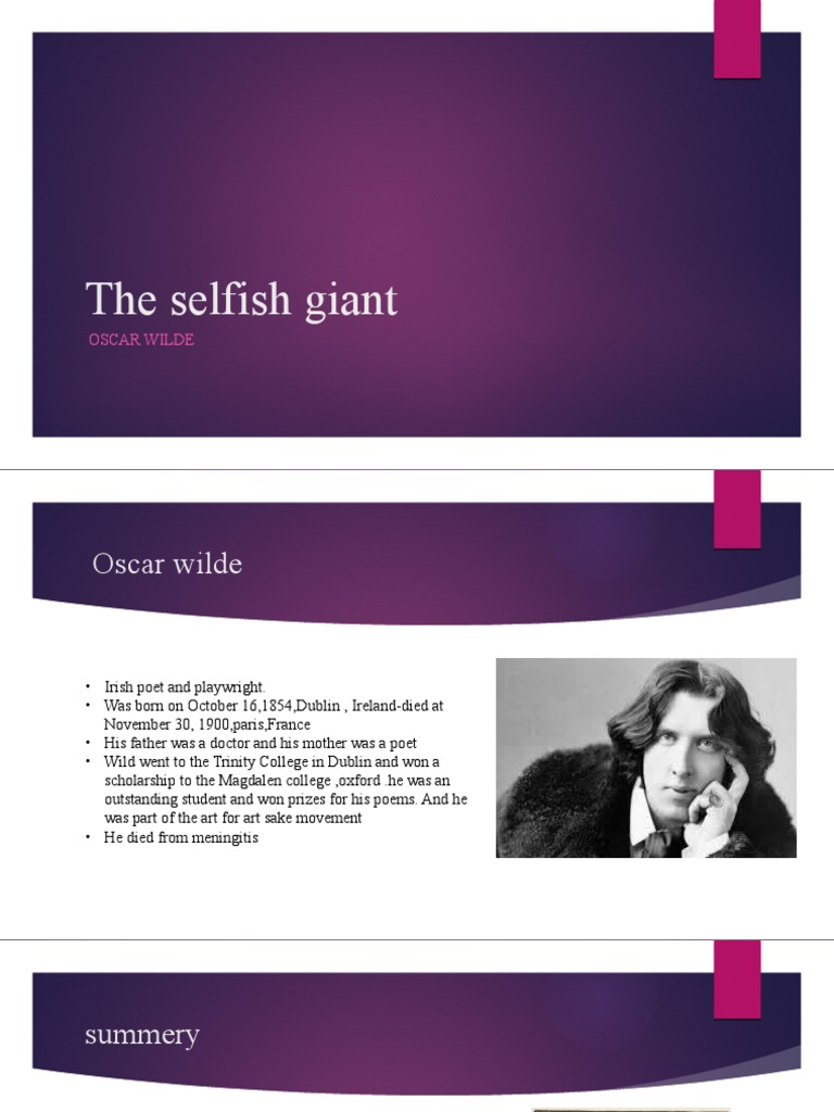 The Selfish Giant | PDF