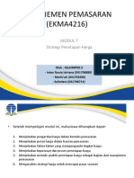 Kelompok 6 Modul 7 Manajemen Pemasaran