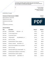 Varo Bank Account Statement: Amount